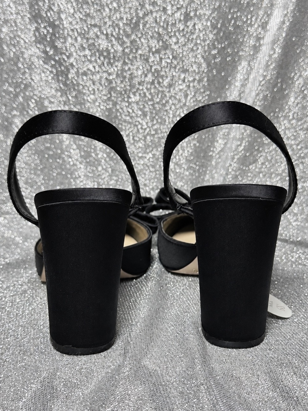 Jessica Simpson Black Pointed-Toe Slingback Bow Heels - Picture 6 of 10